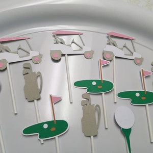 golf cupcake toppers, golf birthday party , golf party decorations, golf table decor, golf,