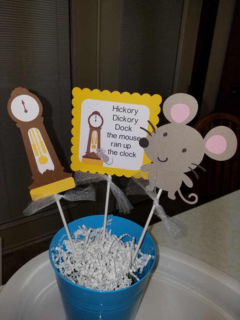 Nursey Rhyme Centerpiece sticks Nursery rhyme baby shower Etsy
