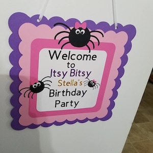 Itsy Bitsy Party Co Birthday Banner & Streamers Party Decorations