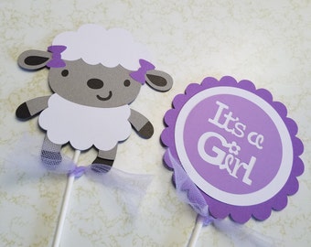 Lamb centerpiece sticks