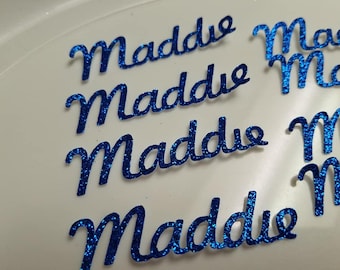 Personalized confetti, name confetti, glitter gold name confetti, graduation confetti, confetti,