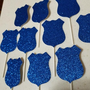 Police cupcake toppers, police decorations, police graduation, police retirement , police party
