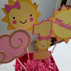 Sun centerpiece, sunshine centerpiece, sun birthday, You are my sunshine banner, sunshine centerpiece, you are my sunshine birthday party