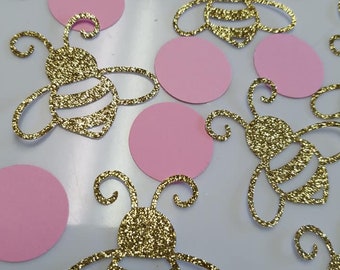 What will it bee, Bumble bee confetti, bumble bee party decorations, bumble bee birthday,  confetti, jumbo confetti table scatter