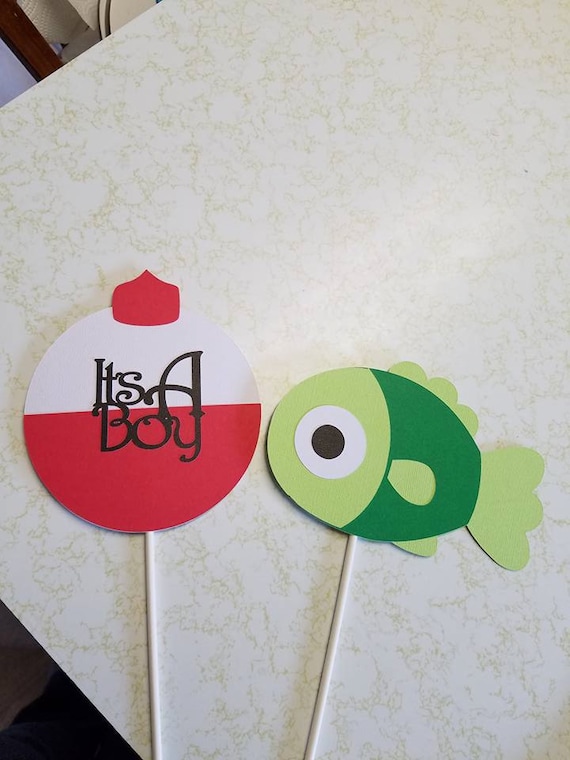 Fish Centerpiece Fish Banner Fish Party Package Fish Party Etsy