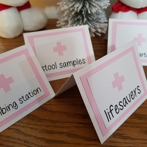 Nursing Graduation Party - Nurse Food Labels - Nurse Retirement Party ...