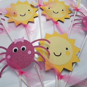 Itsy Bitsy Spider centerpiece. Itsy Bitsy Spider Photo memory Banner, Itsy Bitsy Spider birthday, Itsy Bitsy spider baby shower