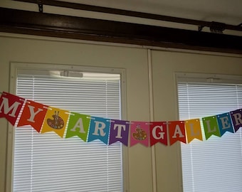 Art banner, Painting party, paint birthday birthday, artist birthday banner, art birthday decoration, art party, paint party, painting party