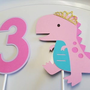 Dinosaur centerpiece, dinosaur centerpiece sticks, princess dinosaur party, dinosaur birthday, girly dinosaur, pastel dinosaurs, dinosaur