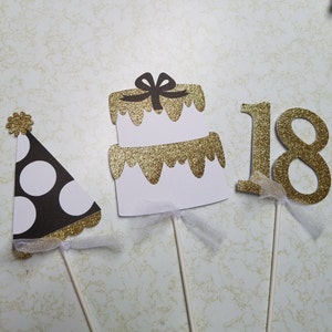 18th Birthday centerpiece, 18th birthday party, 18th birthday centerpiece, Happy 18th Birthday