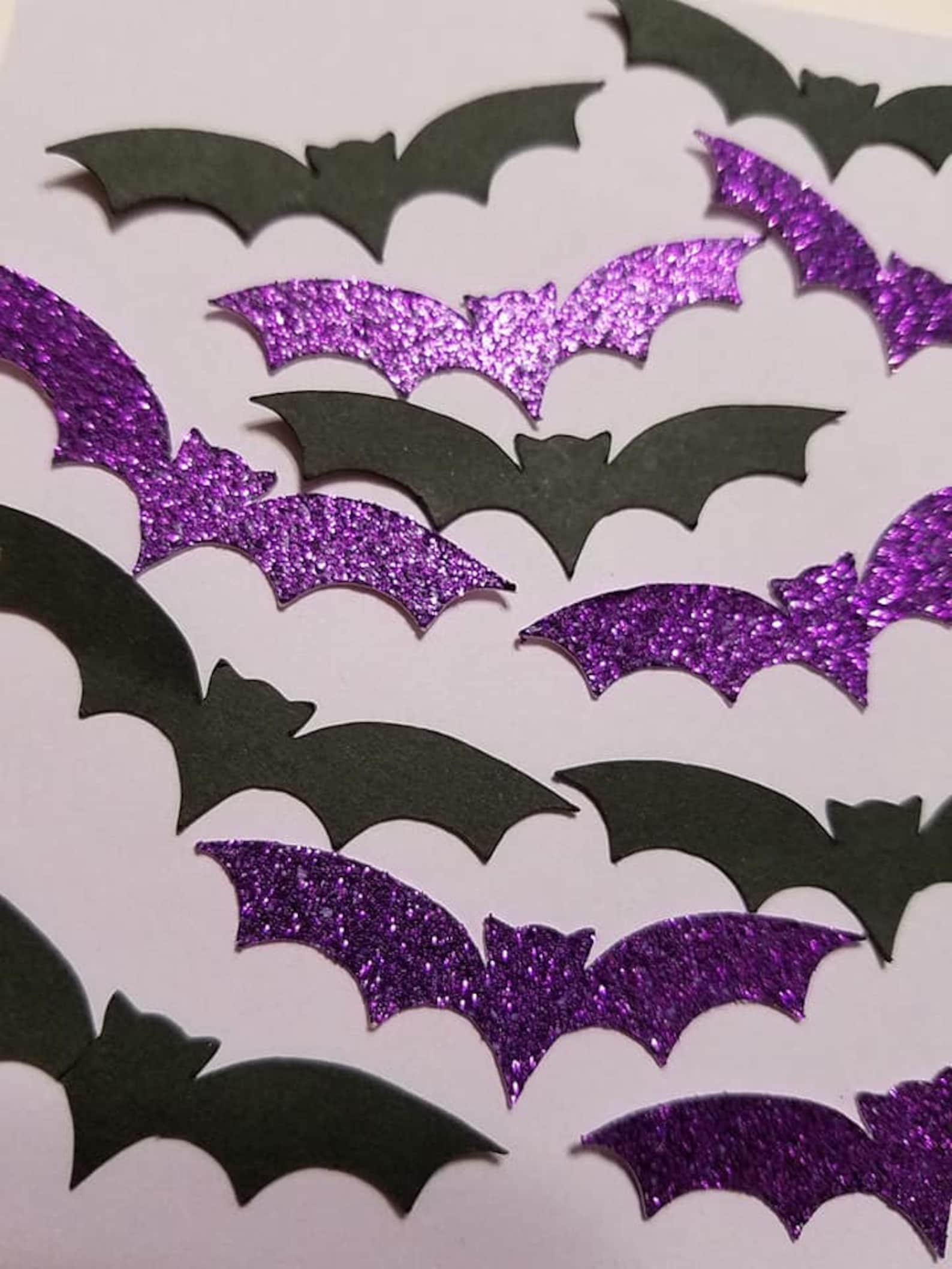 Halloween confetti Bat confetti bat confetti halloween Etsy