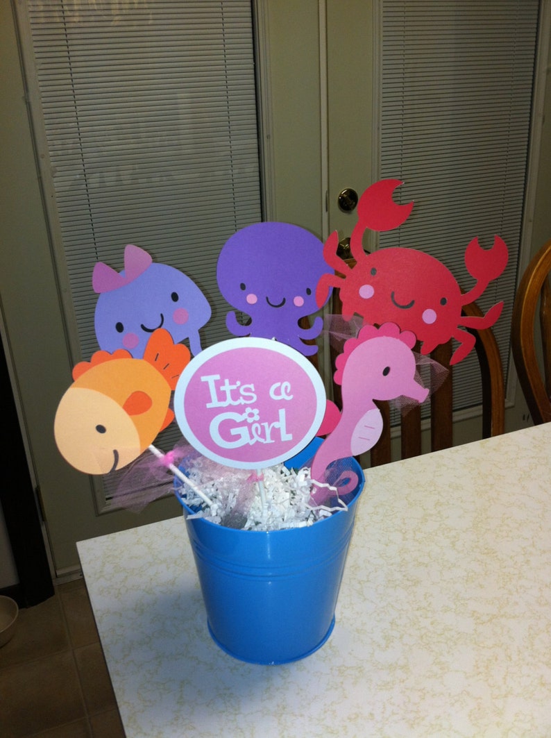 Under The Sea Baby Shower Under The Sea Centerpiece Under The Sea Its A Girl Centerpiece Under The Sea Centerpiece Under The Sea Party