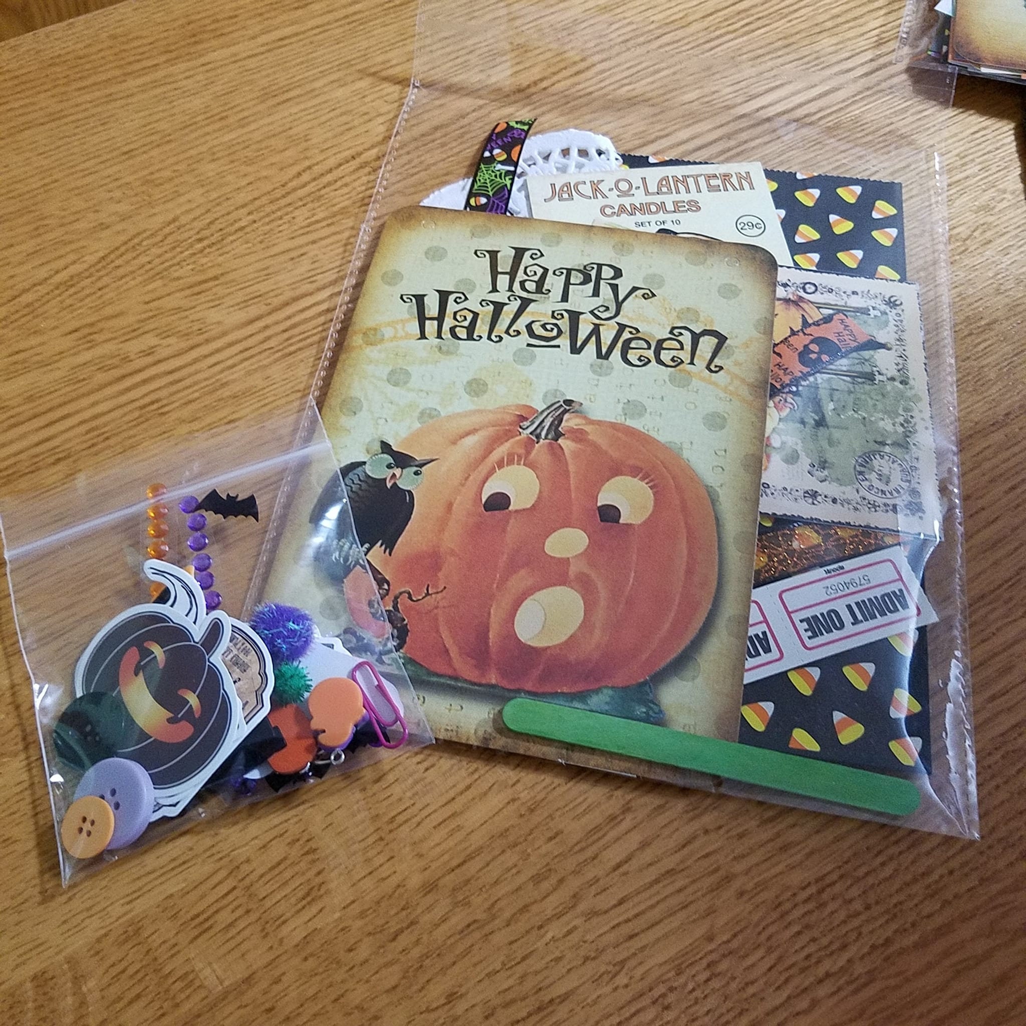 Halloween Junk Journal Kit, Halloween Journal Kit, Halloween ...