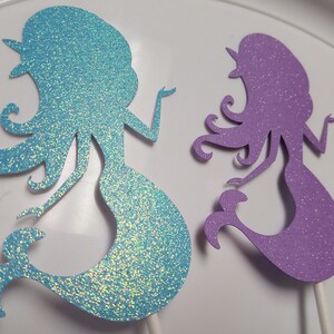 Mermaid centerpiece, mermaid party, under the sea centerpiece, under the sea party, mermaid birthday image 2