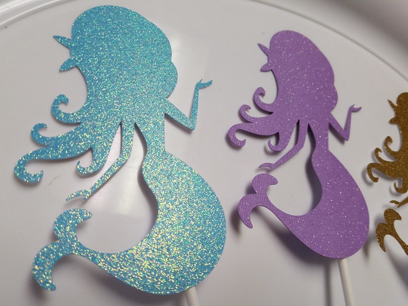 Mermaid centerpiece, mermaid party, under the sea centerpiece, under the sea party, mermaid birthday image 2