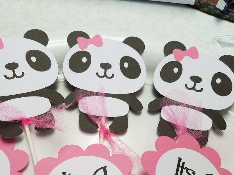 Panda Cupcake Toppers Panda Oso Baby Shower Panda Oso Centro Etsy Panda Cupcake Toppers Panda Oso Baby Shower Panda Oso Centro Etsy