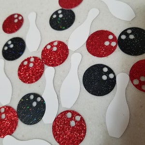 Bowling confetti, bowling ball confetti, Bowling party, Bowling ball party decorations, bowling party, bowling pin decor