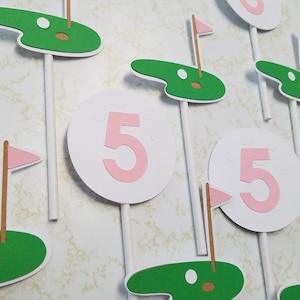 golf cupcake toppers, golf birthday party , golf party decorations, golf table decor, golf,