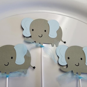 Elephant baby shower, elephant centerpiece, elephant its a boy, elephant party decorations, elephant, boy elephant