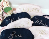 Personalised silk sleep eye mask, Bride gift, Bridesmaid Gift