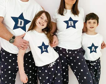 personalised family pjs