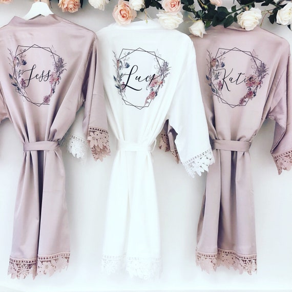 plus size lace bridal robe