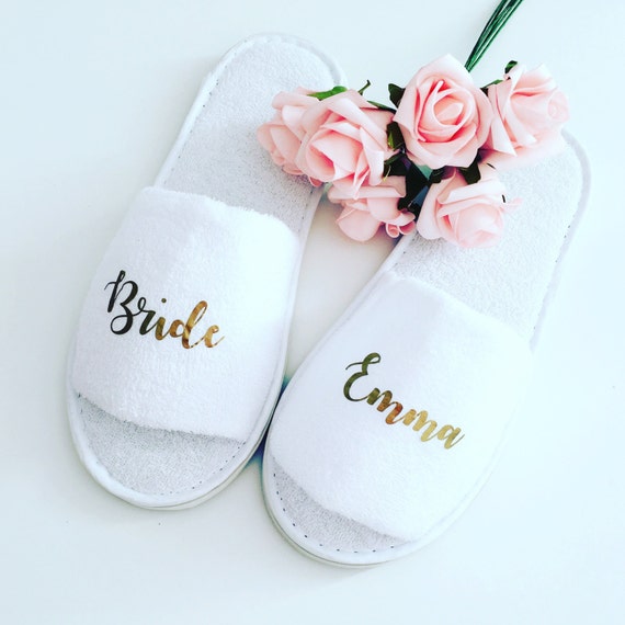 personalised hen party slippers