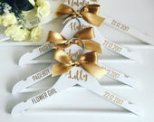 Personalised wedding hanger, bride hanger, bridesmaid hanger, mother-of-the-bride hanger, wedding dress hanger, wooden wedding hanger, perso