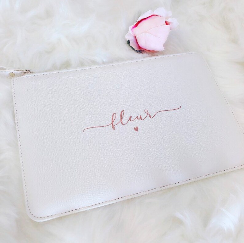 NAOMI Personalised Clutch Bag Custom Name Clutch Bag Etsy