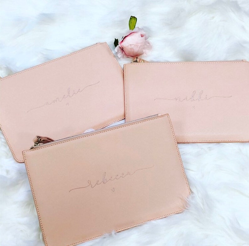 NAOMI Personalised Clutch Bag Custom Name Clutch Bag Etsy