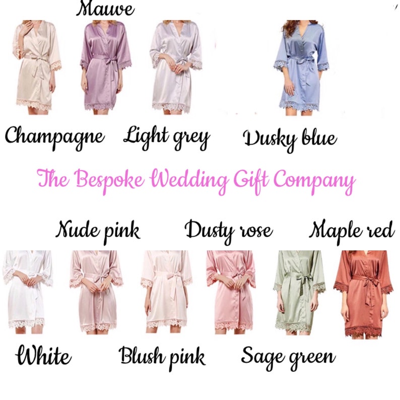 BALI Silk and Lace Bridal Robes With Tropical Leaves Motif in Etsy UK