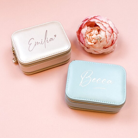 MIRA With Names Name Jewellery Case Bridesmaid Gift - Etsy