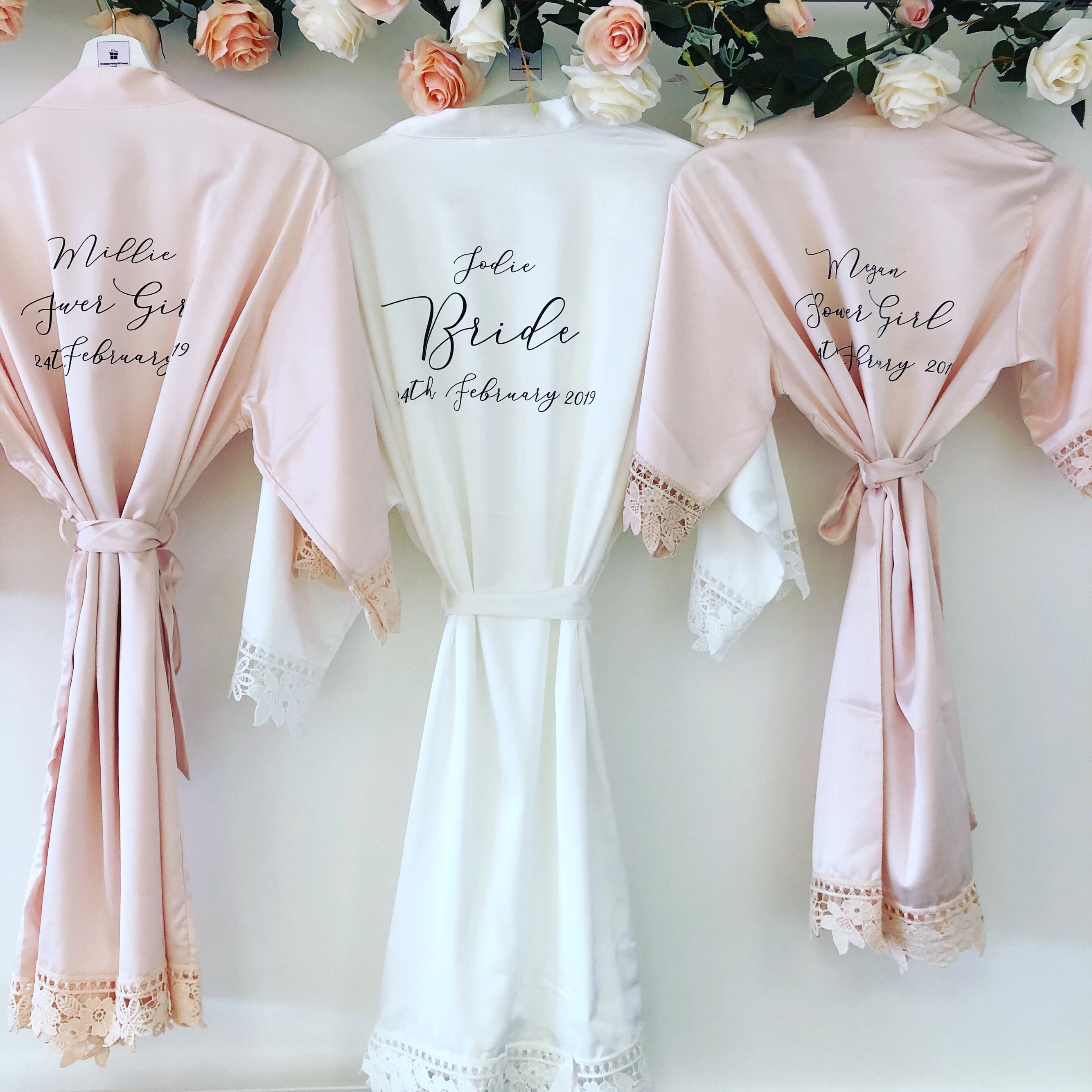 plus size lace bridal robe