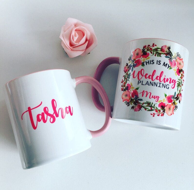 Wedding planning mug personalised wedding planning mug Etsy