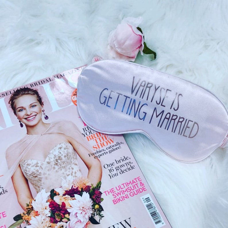 Bride gift I/'m getting married bride sleep eye mask