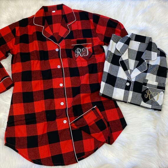 MILEY Checkered Sleep Shirt 