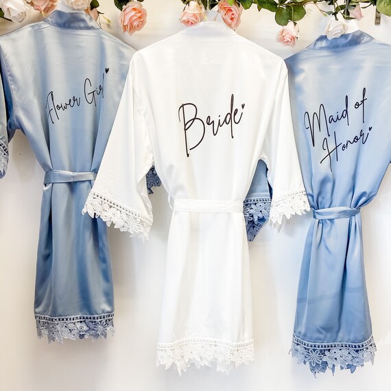 plus size lace bridal robe