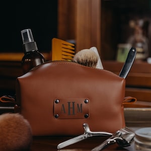 mens toiletry bag leather toiletry bag men monogrammed toiletry bags personalized dopp kit leather dopp kit for men groomsmen proposal