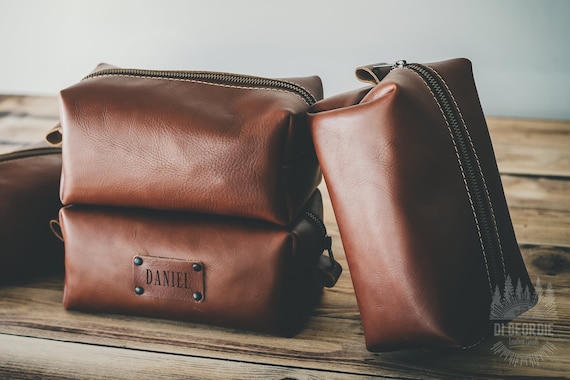 Men's Leather Toiletry Bag Vintime™