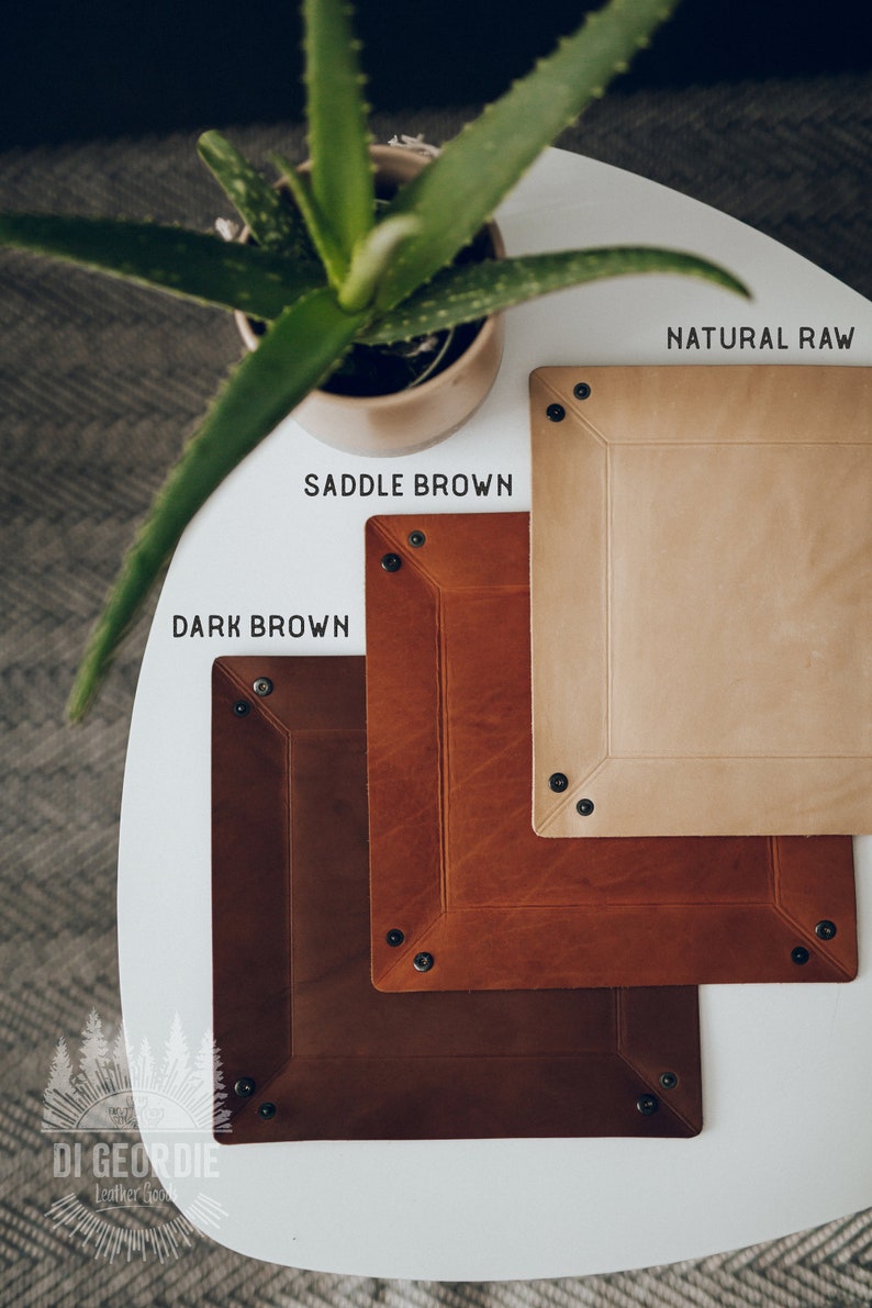 Custom Leather Valet Tray for Men Custom Leather Tray Etsy