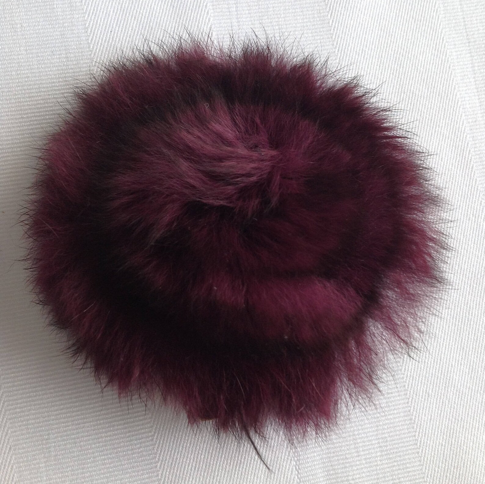 Leather and Fur Brooch Pins Set of 2 Lady Face with Leather Etsy