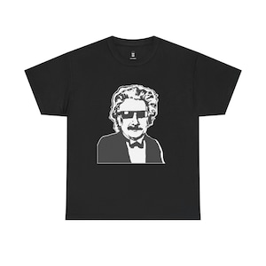 Albert Einstein Pop Art Shades Scientist Series Tee, Unisex Heavy Cotton T-Shirt, Teacher Gift Shirt, Science Lover Gift, Geek Tee Shirt,