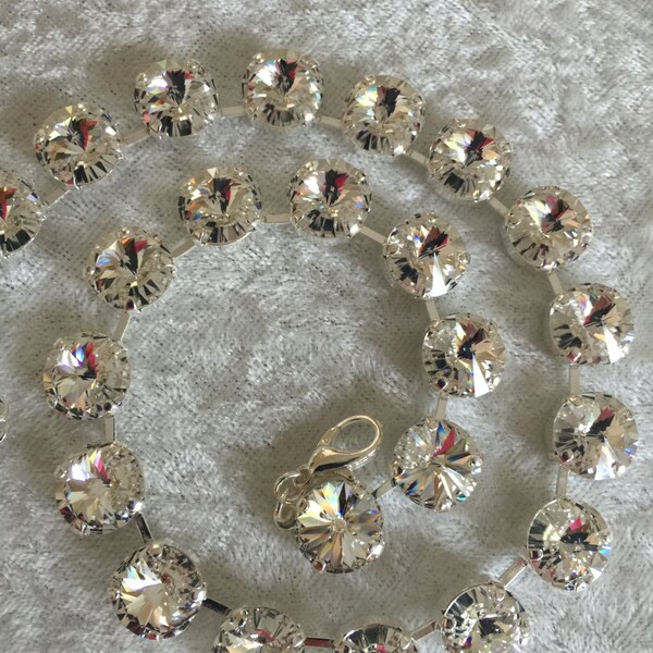 12mm Swarovski Crystal necklace