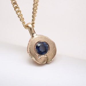 Asteroid Nugget Sapphire Pendant image 4
