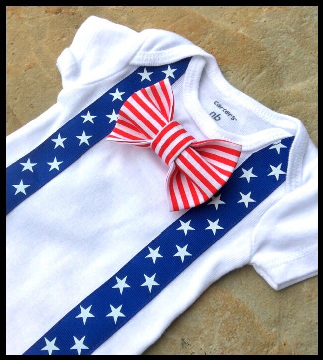 Baby Boy 4th of July Outfit - First Fourth of July Outfit - Baby Boy …