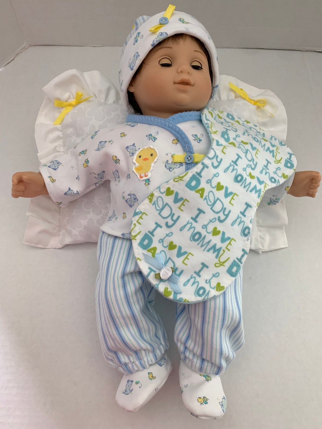 AG Bitty Baby Boy 15 Inch Doll Top Pair of Pants Hat Pair Etsy