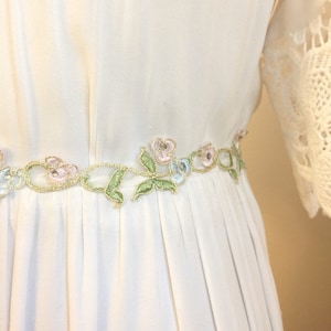 Pastel Flower Bridal Sash