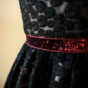 Sparkly Elastic Belt in Gold, Ruby, or Dark Chocolate
