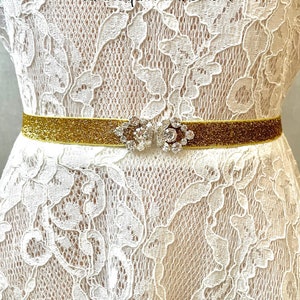Beautiful gold belt, have hammered, half Sarausky crystals. B.B Simon - Men main image 3