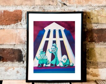 Hitchhiking Ghosts Print